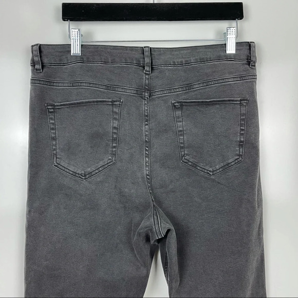 NEW ASOS Denim Dark Grey High Waist Skinny Jeans Sz 34 - Picture 5 of 9